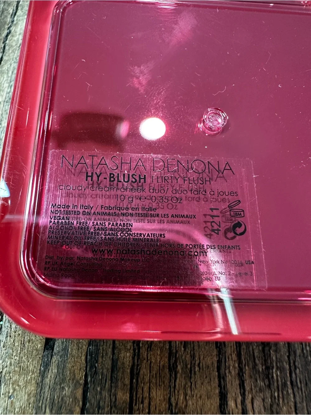 Natasha Denona Pink Dual Blush Duo — Shimmer & Matte Pink